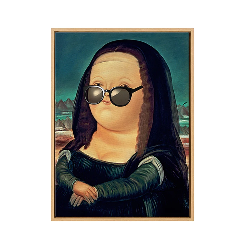 Fat Mona Lisa Mit Brille Da Vinci Welt Klassiker Beruhmte Kopie Malerei Leinwand Wand Kunst Buy Giclee Wand Kunst Fur Wohnkultur Ol Malerei Reproduktion Leinwand Druck Wand Kunst Beruhmte Malerei Reproduktion Product On