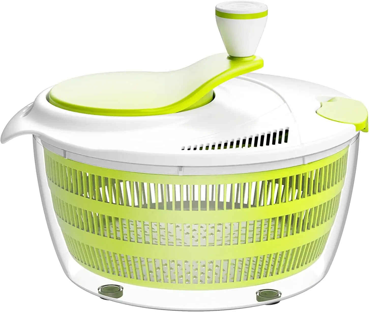 kitchen gadget 2023 new salad spinner pump salad Kitchen plastic 4L vegetable dry salad spinner