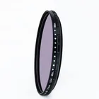 Variable Nd Filter Camera ND Filter 40.5mm-82mm Variable ND2 To ND400 Filters