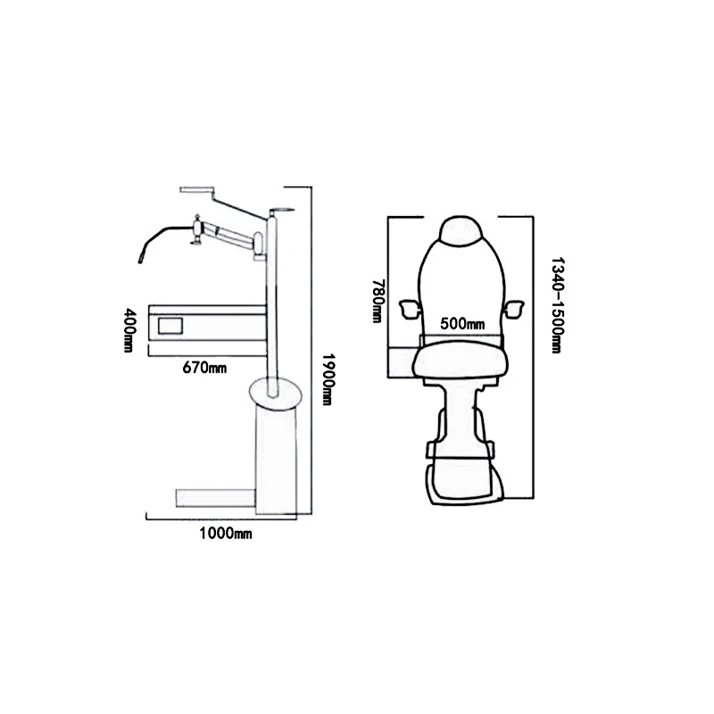 2023 Ophthalmic Unit With Chair And Table Buy Optical Ophthalmic
