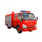 Engine 4x2 Isuzu Manual Diesel Fire Engine Truck 3cbm 3ton 3000L Small Water Tank Fire Truck For Hot Sale