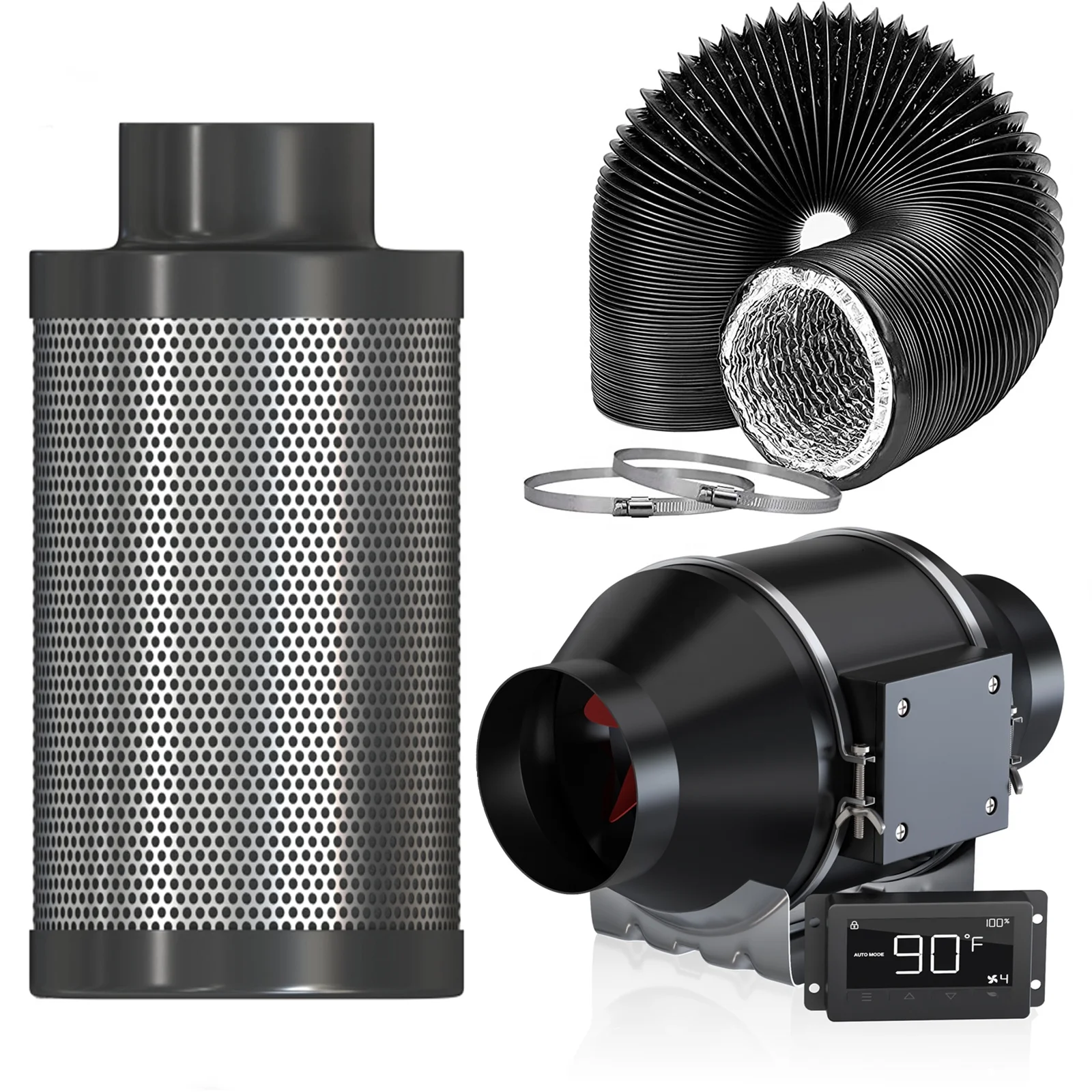 Duct Fan, 212, CFM, Aluminum - detail 2
