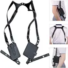 Holster Leather Anti-Thief Tactical Holster Belt PU Leather Wallet Shoulder Bag