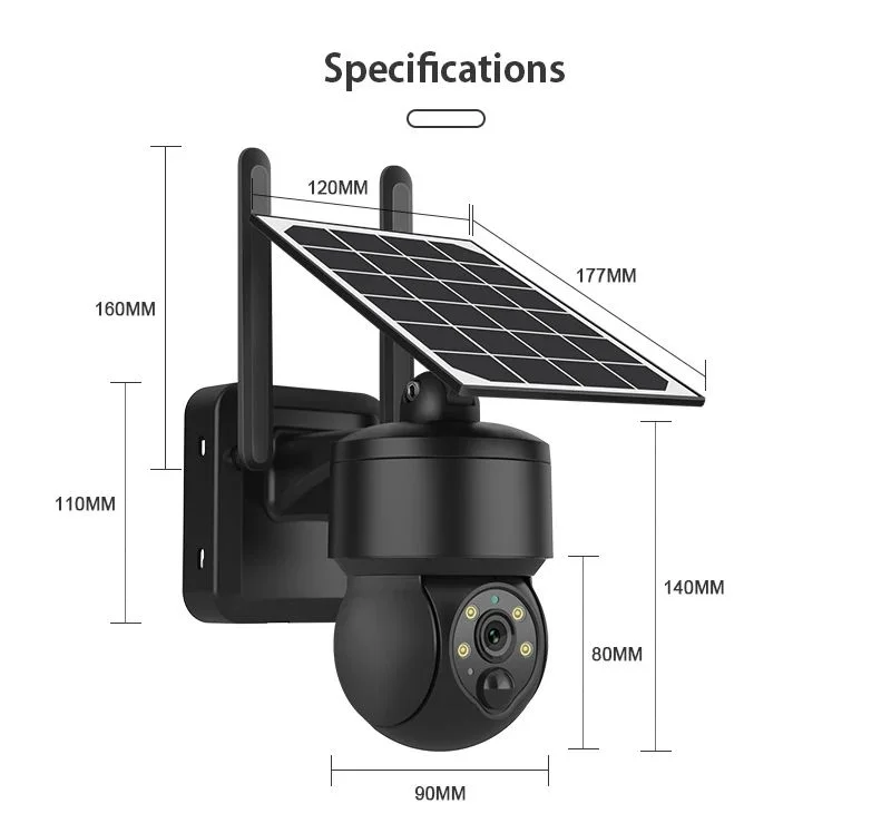 Ubox Hot Sale Ptz Wireless 4g Solar Camera Outdoor Cctv 4g Wifi Network Security Surveillance System Ubox Wifi 4G Solar Camera