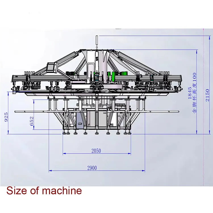 product dongguan ruida machinery automatic 8 color 18 stations carousel serigraphy machine for t shirts-9