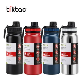 Custom Logo New Design Thermoses Vacuum Flask Insulated Stainless Steel Water Bottle With Storage
