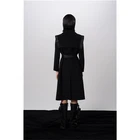 Long Coat Coats High Quality Cheap Costume Slim Fit Womens Long Black Coat Winter Coats For Ladies Women