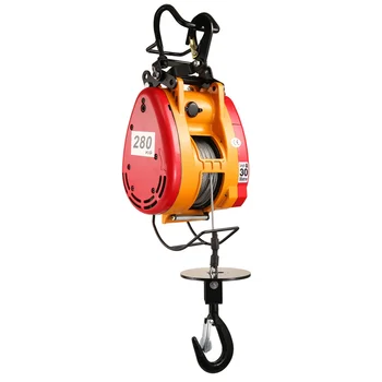 Wholesale Mini Portable 230kg With Wireless Remote Electric Winch Wire Rope Traction Hoist Home Construction
