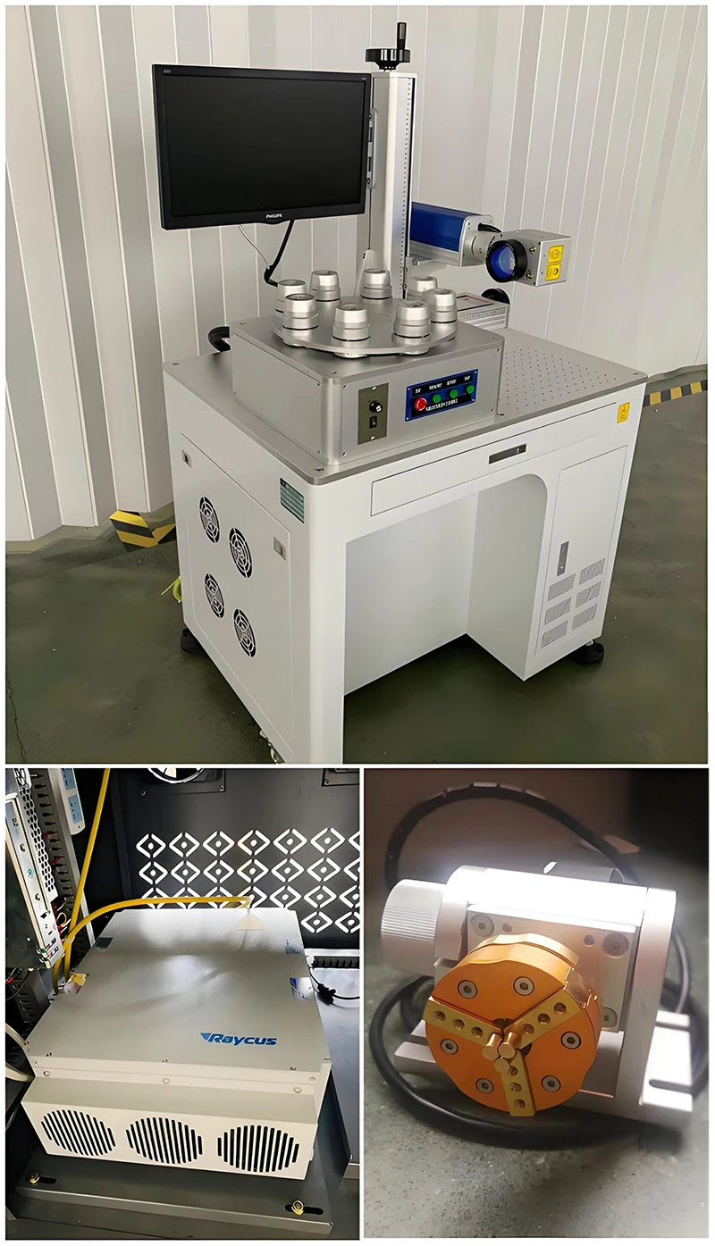 Factory Outlet Desktop Fiber Laser Marking Machine for Cattle Animal Ear Tag Bird Pigeon Ring Printing Supports AI DXF PLT BMP