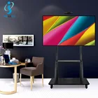 Mobile Tv Economic Mobile TV Stand TV Trolley 60"-120" TV Cart With 120KGS Loading Capacity