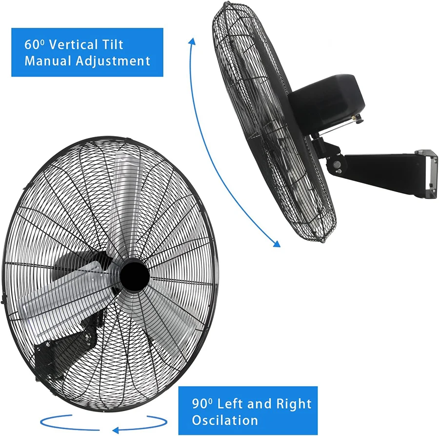 Wall Fan, 30inch, 120, Electric - detail 12