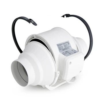 Manufacturer OEM D100 Oblique flow booster pipe fan Indoor air supply system Bathroom exhaust fan