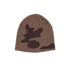 Winter Polyester Printed Winter Boys Outdoor Running Custom Logo Jacquard Polyester Knitted Custom Printed Beanie Hats