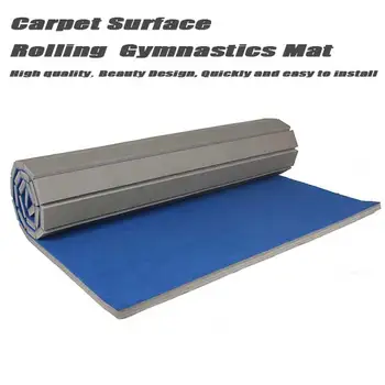 wholesale gymnastics equipment training folding mat rolling carpet roll out exercise used cheerleading mats for sale