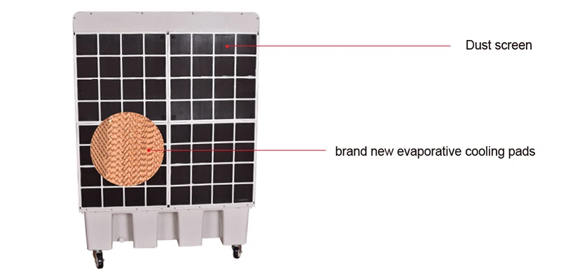 Evaporative Air Cooler, 18000cmh, Portable - detail 6