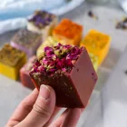 Rose Soap Beautiful Wholesale Luxury Necklace Box Rose Soap Flower Box Base Soap