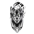 Tattoo Hot Sale Realistic Wolf Pattern Tattoo Animal Temporary Tattoo Sticker
