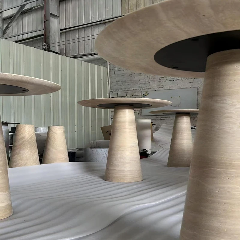 product luxury natural travertine modern handmade portable coffee table for living room home furniture-3