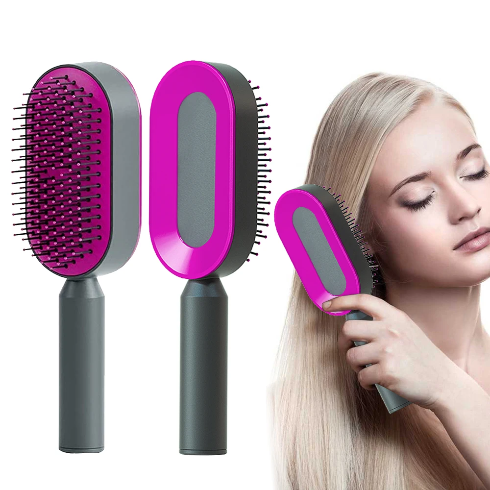 3d Air Cushion Massager Brush Self Cleaning Hair Brush Detangling Brush