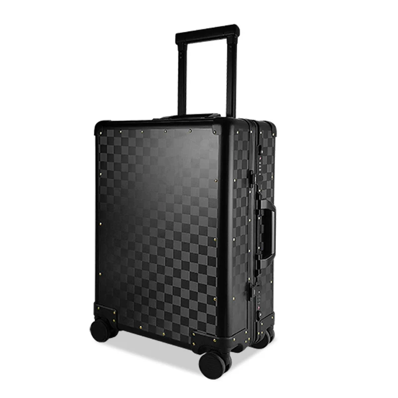 plain black suitcase