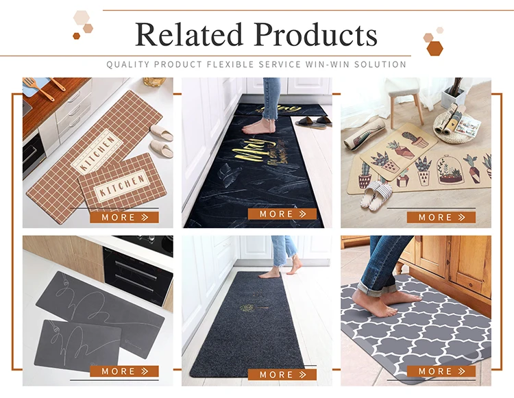 Nordic Soft Anti Fatigue Kitchen Floor Carpet Diy Washable And Kitchen