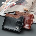 Men Purse Wholesale Baellerry Brand Carteras De Cuero Male Money Clip Wallet PU Leather Men Small Wallet Male Vintage Clutch Money Bag