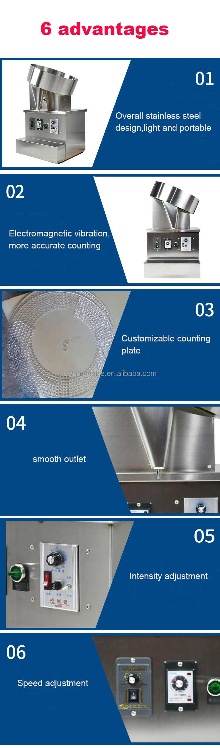 Sugar Tablet Counter Table And Capsule Counting Machine