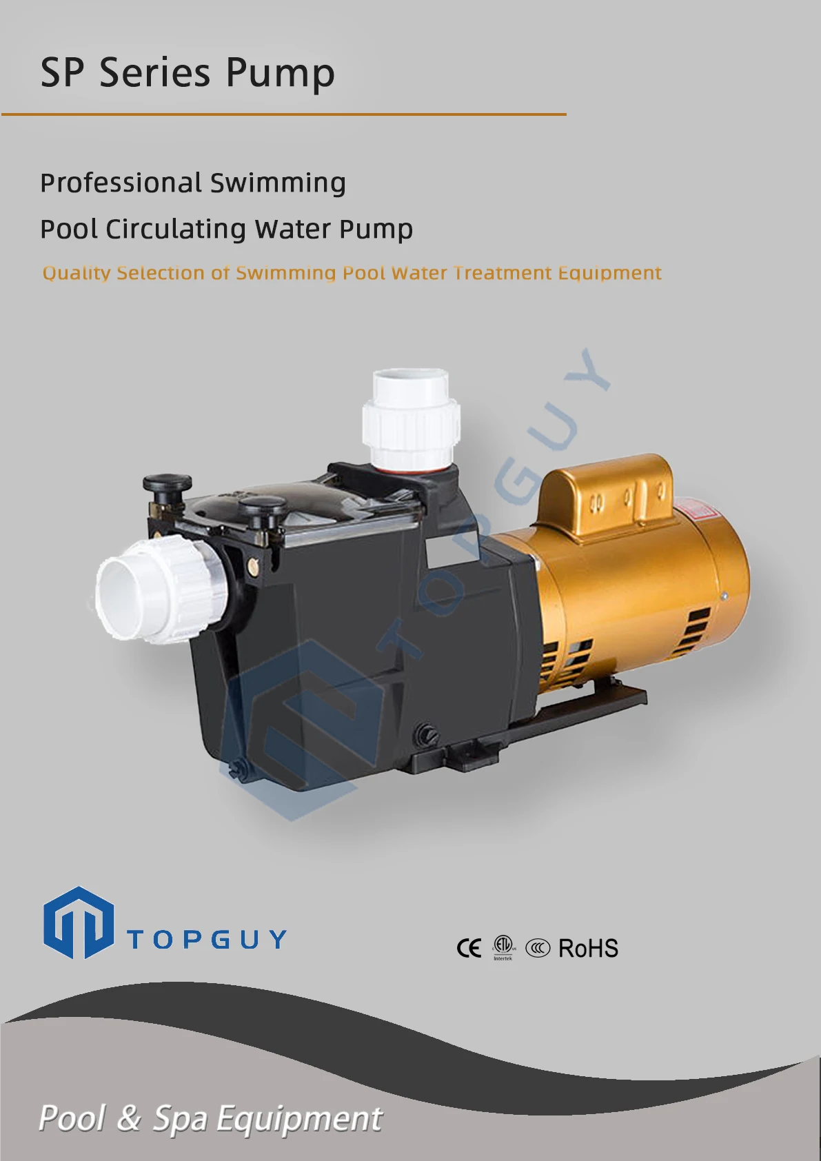 Factory Price High Quality Electrical Water Pump Swimming Pool Filter