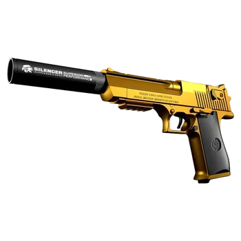 Golden Desert Eagle G-lock Pistol Shell Ejecting Soft Bullet Toy Gun Outdoor CS Shoot Weapons For Adult Kids
