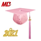 School Uniform School High School Graduation Gowns And Caps High School Graduation Uniform Shiny Pink Gown And Cap