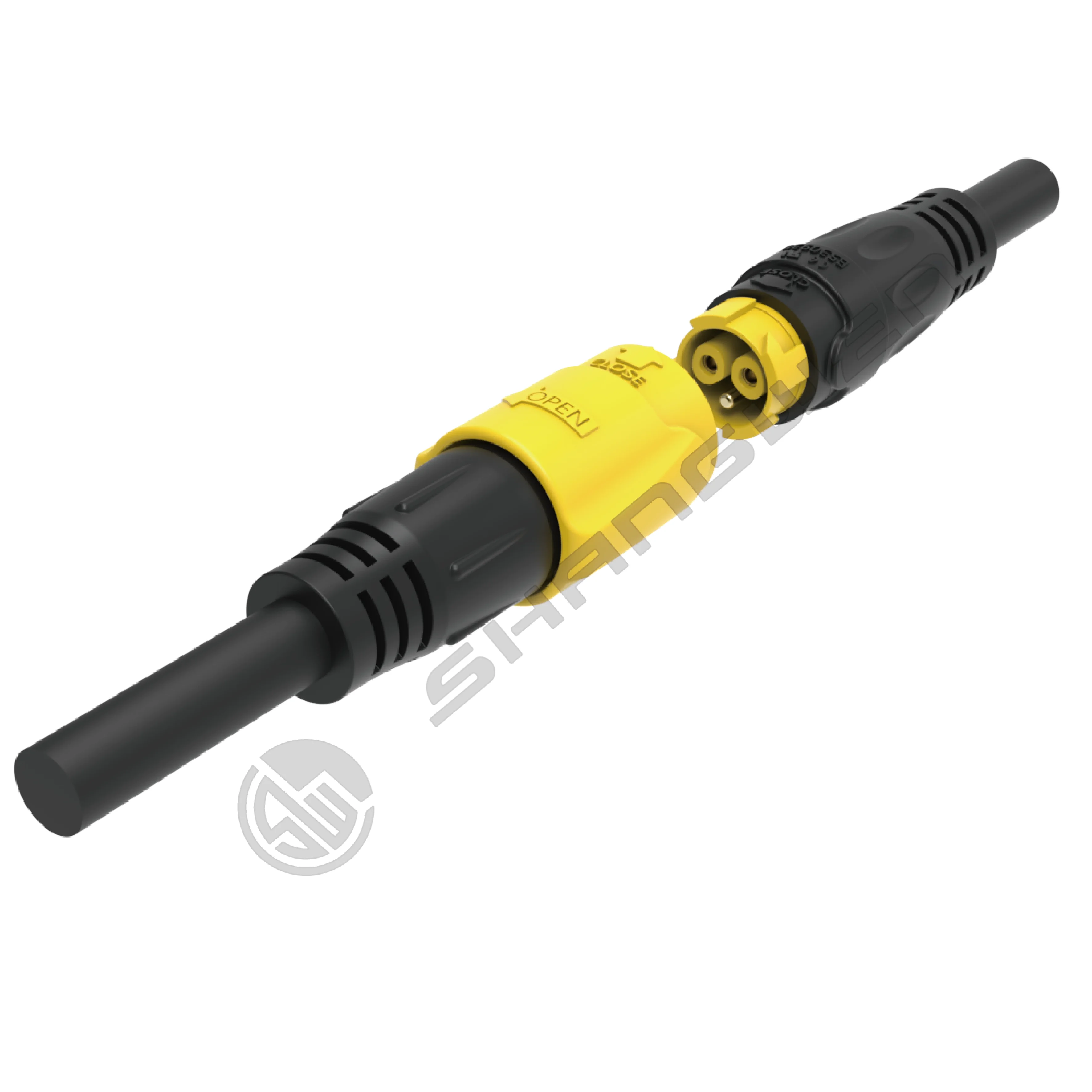 Push-pull Self-locking Waterproof Connector M19 Waterproof Aviation Plug Quick Plug Blue Industrial M19 Male Female 3 Pin