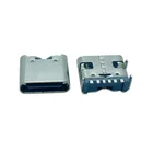 Shell Hualianwei Usb Type-c Female Seat 6p 4 Fixed Foot Shell Iron Connector