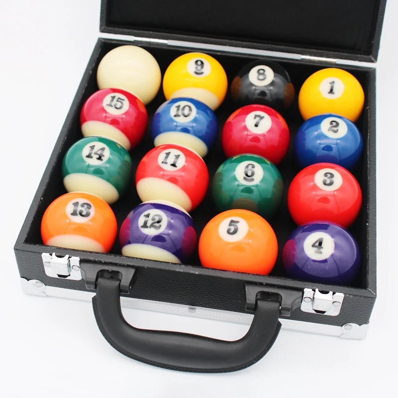 16 Balls Billiard Pool Ball Storage Box Pool Ball Aluminum Case With
