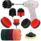 Drill Brush Attachment Set 21 Pieces Brush Electric Drill Attachments Set For Car And Floor Brush