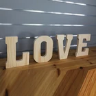 Wooden Decoration DIY Wall Lettering Home Decoration Wooden Alphabets Letters Number Craft Pieces