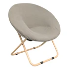 Chair Cover Stretch Fleece Saucer Chair Seat Cover Living Room Spandex Moon Chair Cover