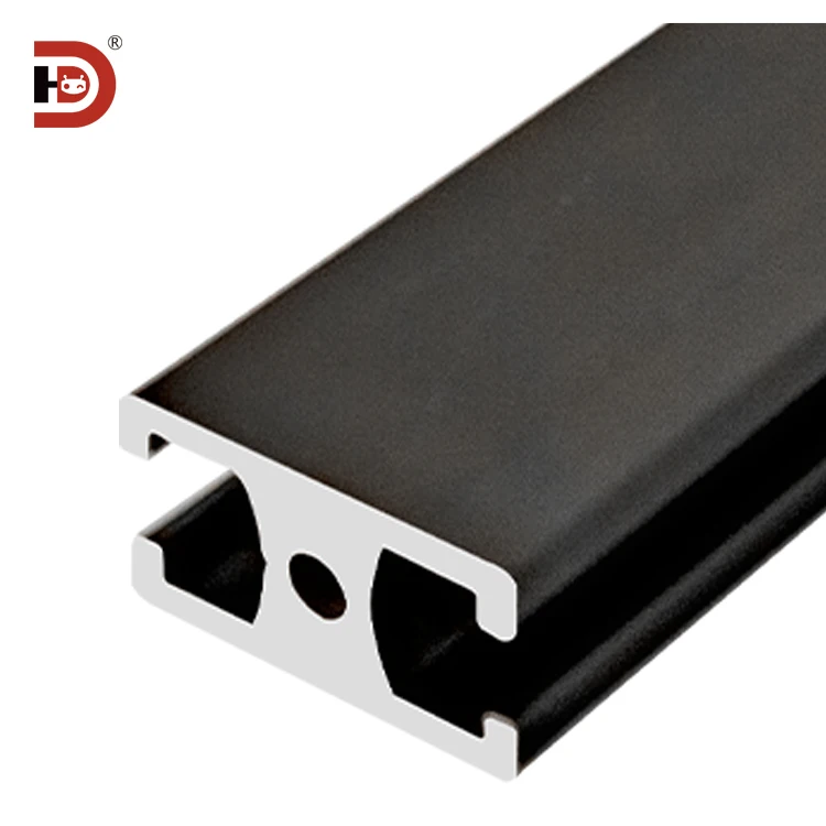 1530 Black Aluminum Profile Frame Equipment Door Frame 1530 Extruded Industrial Aluminum Alloy Door Frame Aluminum Material factory
