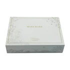 Gold Gift Packaging Box Custom Luxury Retail Logo Printing Gold Foil Cosmetic Gift Set Packaging Box