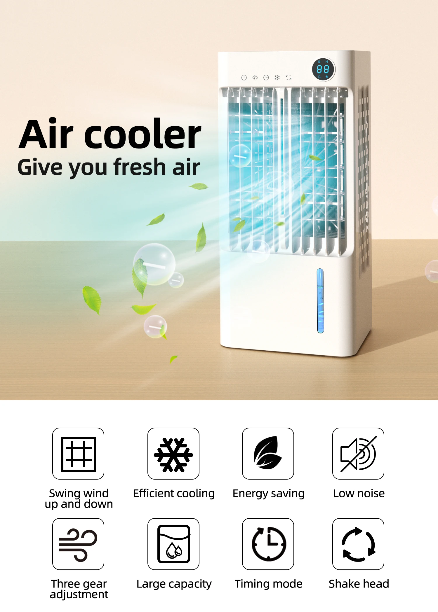 Office Electric Air Cooler, AC220V 50HZ - detail 2