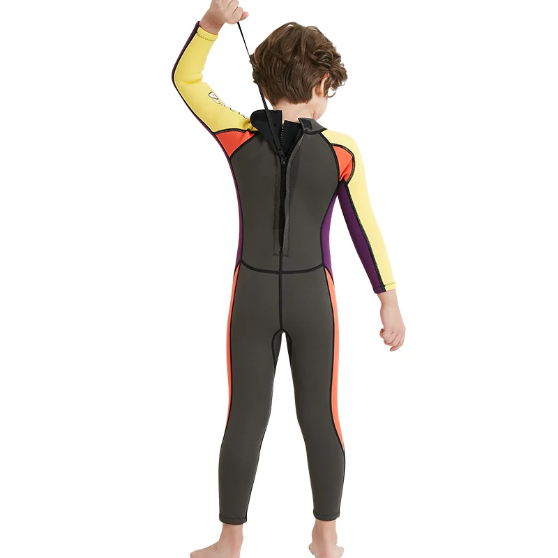 3mm Wholesale Swimwear Full Body Warm Back Zipper Kids Children Diving Suit Swimming Surfing Neoprene Wetsuit