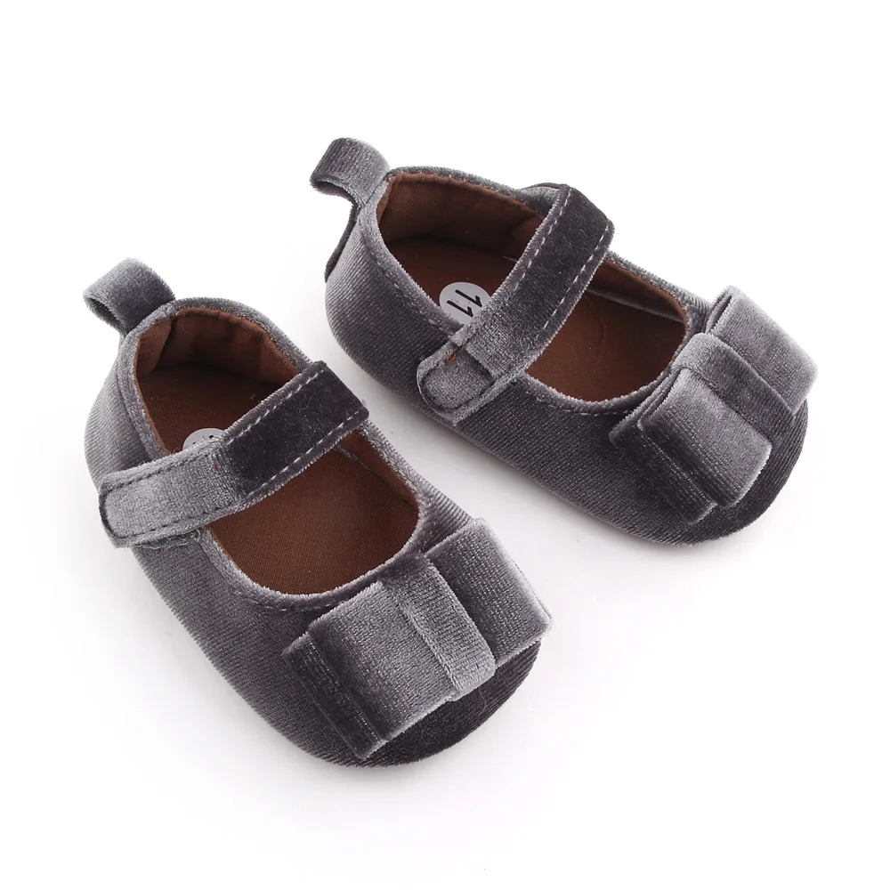 Newbron Baby Toddler Shoes Soft Comfortable Cute Bow Girls Princess Shoes details
