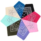 Cotton Square Scarf Bandana Scarf Custom Design Pure Cotton Square Scarf Popular Printing Fashion Paisley Square Bandana