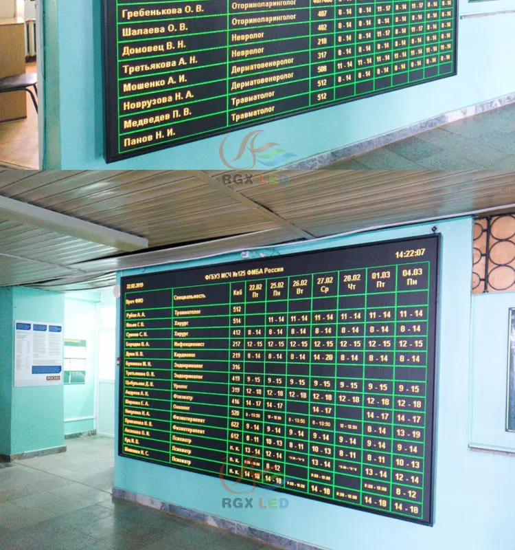 Display Exchange Rates Use Rgb P3 P4 P5 P6 P8 P10 Full Color Led Modules Support Customized for Electronic Exchange Rate Board