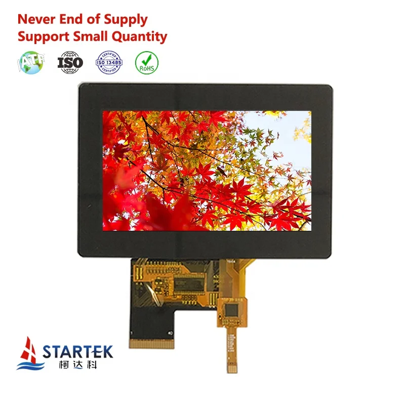 ips 4.3 inch 16.7 m tft lcd capacitive touch quotation