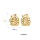 Gold Hoop Earrings Gold Hoop Earrings Women 18k Gold Plated Chunky Unique Hoop Earrings Jewelry For Women