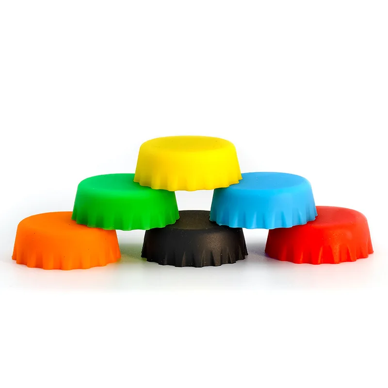 Creative Eco-friendly Silicone Bottle Caps Universal Fresh-keeping Lids for Wine Soy Sauce Drinkware Accessories Bar Essentials factory