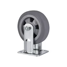 Gray Rubber Wheel In Stock A Lot Of Hot Selling Factory Supply Gray High-grade Synthetic Rubber Fixed Wheel