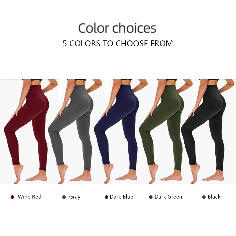 Wholesale Custom Logo Women High Waisted Lift Gym Yoga Tight Pants Leggings Workout Pants butt scrunch leggings