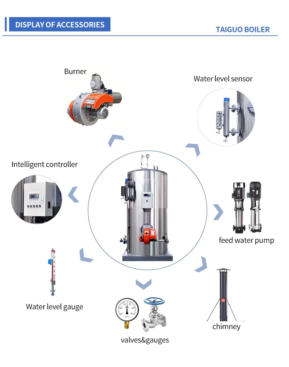 Steam Boiler, 500kg, Natural Circulation - detail 6