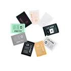 Woven Printed Label Woven Premium Brand Custom Woven Printed Clothing Rubber Label More Colors For Clothing